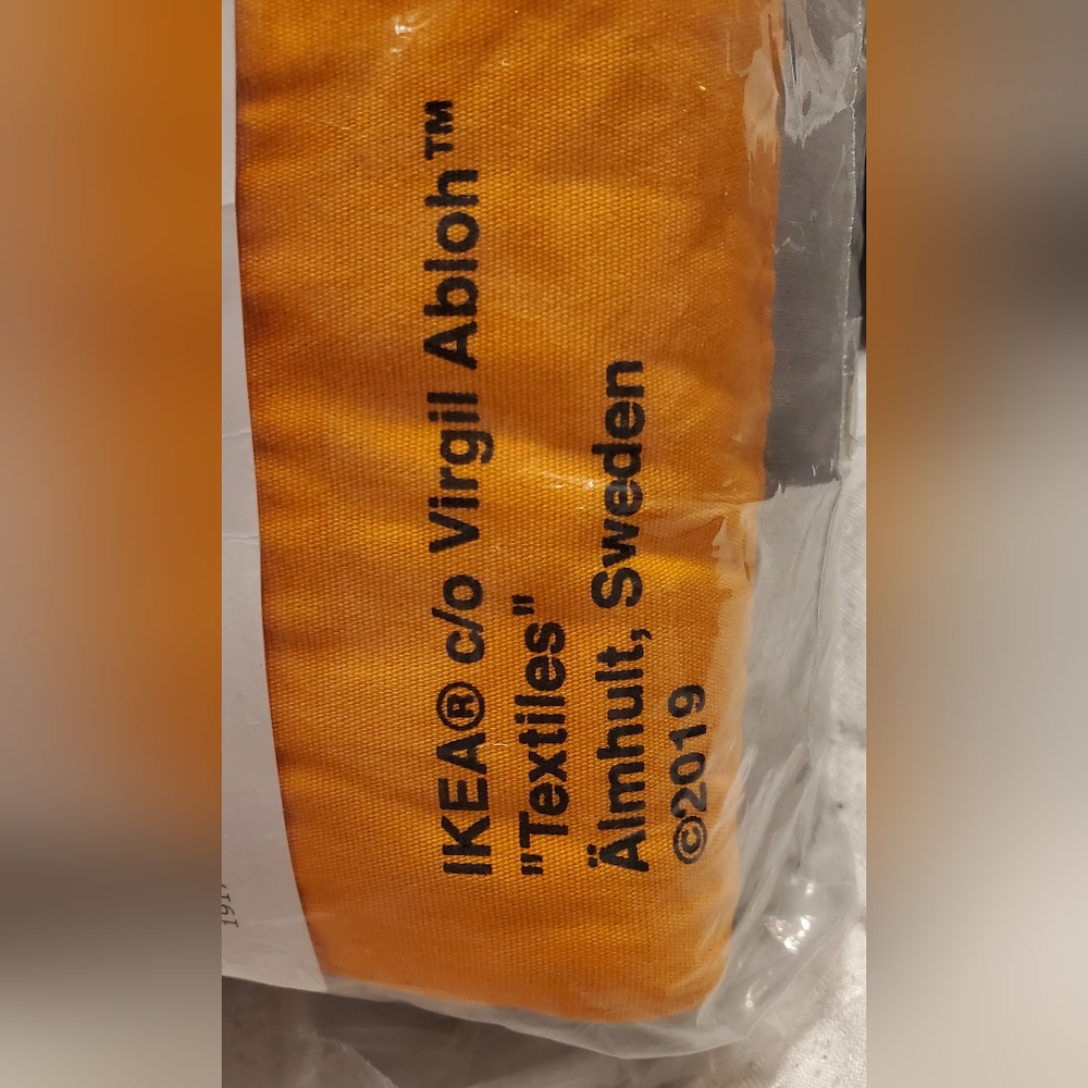 IKEA c/o Virgil abloh "textiles" full/queen bedspread with pillowcases